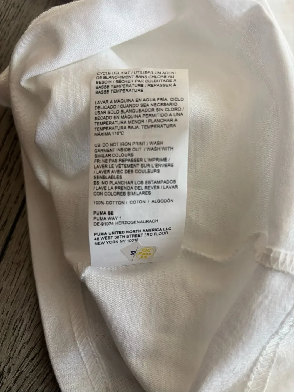 Puma White Tee with Red Graphic Sneaker
